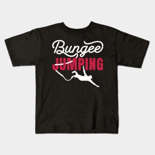 Bungee Jumping / bridge jumping lover / bungee jumping present / bungee jumping gift idea Kids T-Shirt